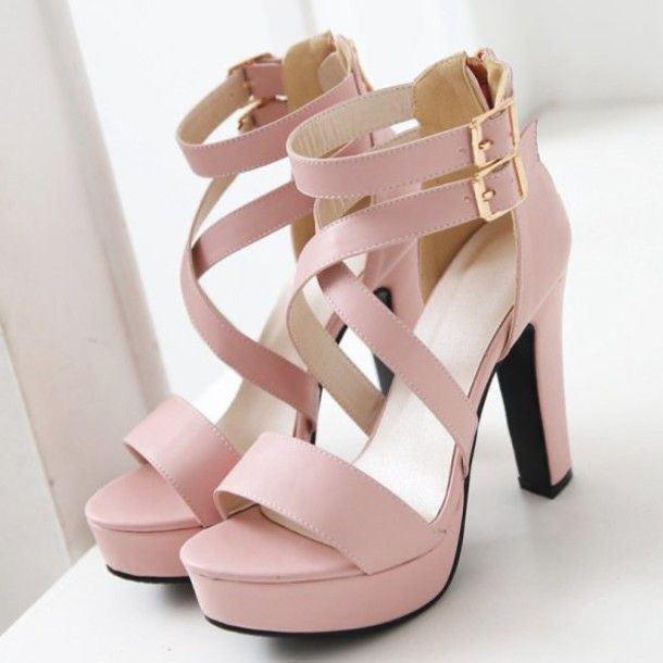 Royal Fashion's Foot Wear premium pink platform heels